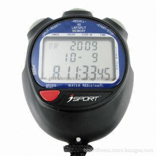 LCD 10-100 Laps Alarm Stopwatch